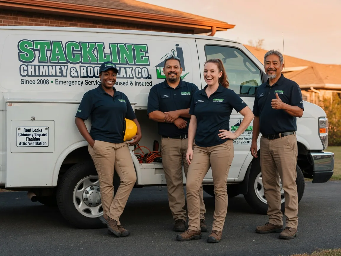 Chimney flashing repair company in Mcdonald, KS